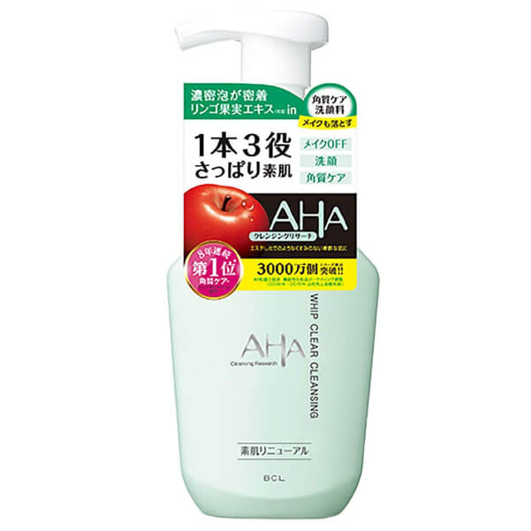 1号仓-BCL AHA 果酸苹果按压式泡沫洗面奶 150ml-驚安の殿堂 ドン・キホーテ
